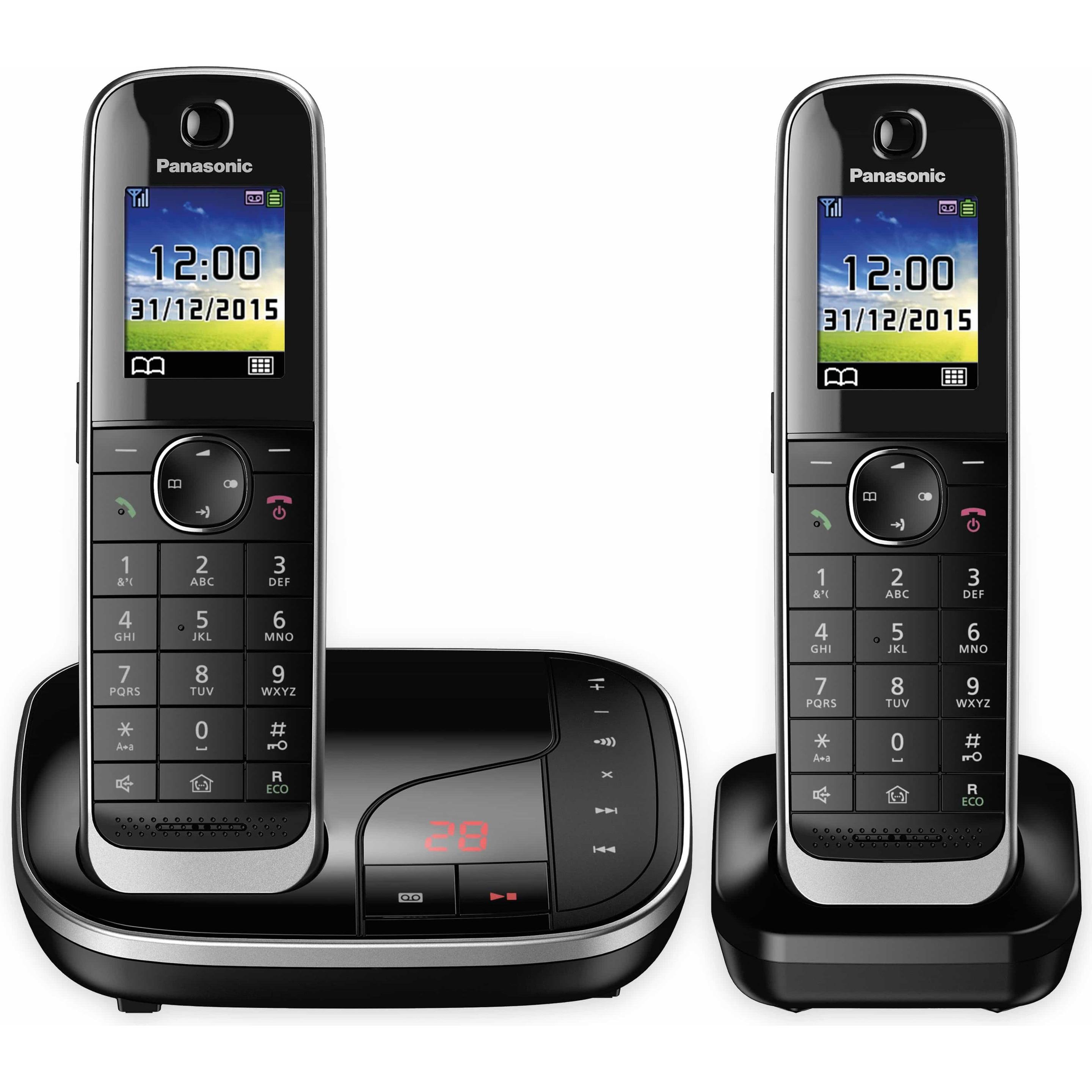 Panasonic KX-TGJ322GB, Telefon, Schwarz