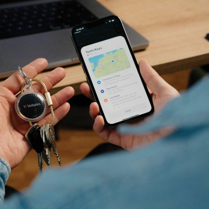 Produktbild Verbatim 1x2 My Finder Coin Bluetooth Item Finder s/w 32134 (iOS)