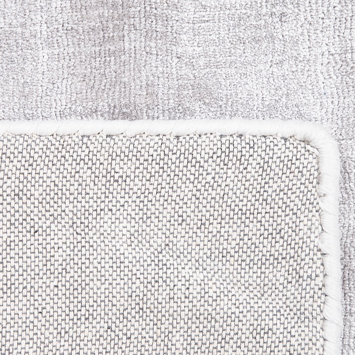 Image du produit Beliani Avec tapis en viscose 160 x 230 cm gris clair GESI II (160 x 230 cm)