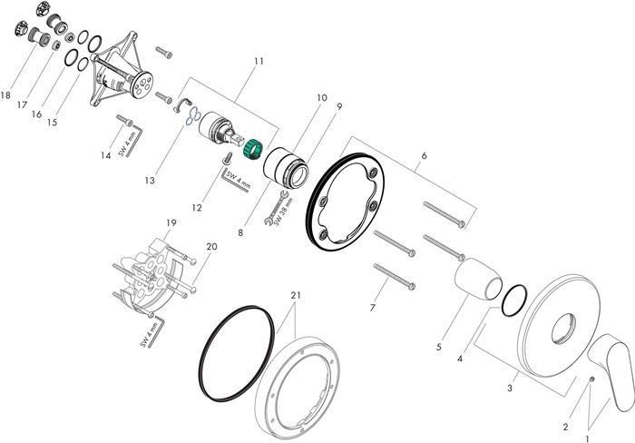 Produktbild hansgrohe Focus Chrom