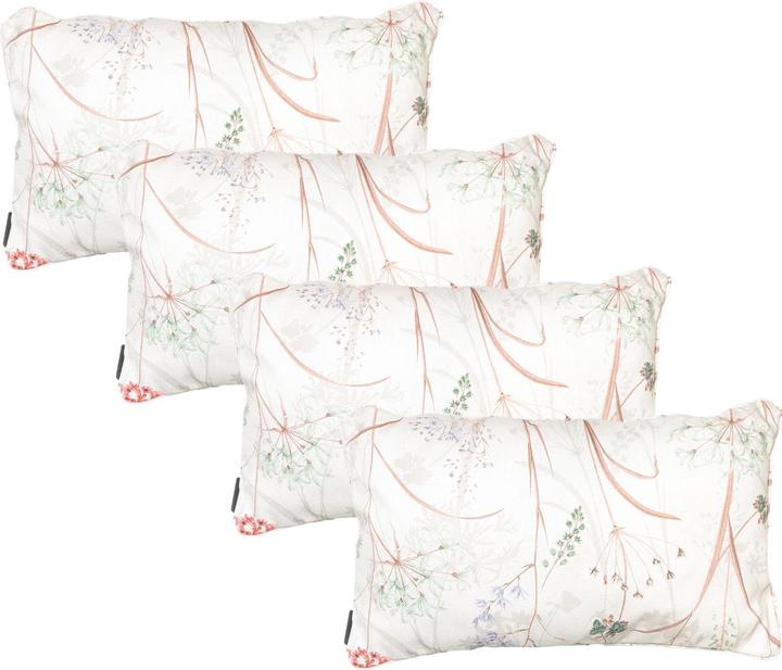 Natura Punto Deko-Kissen Outdoor, Blumenmuster, 4er-Set