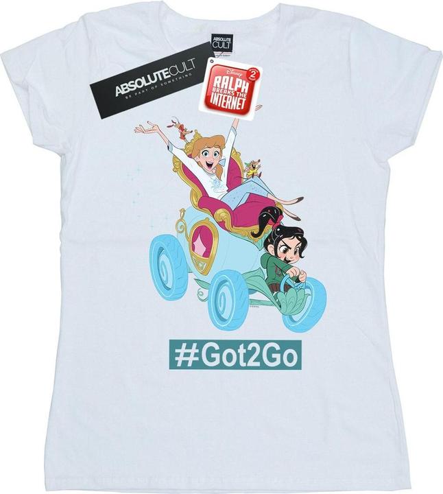 Image du produit Disney - T-shirt WRECK IT RALPH CINDERELLA AND VANELLOPE - Femme (XL)