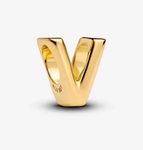 Image du produit Pandora Alphabet-Mini-Charm: Ihre Persönliche Botschaft (Plaqué or, Métal)