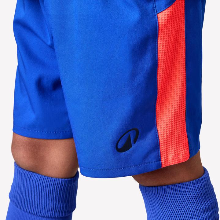 Immagine prodotto Kipsta Kinder Fussball Shorts - Viralto blau/rot (140)