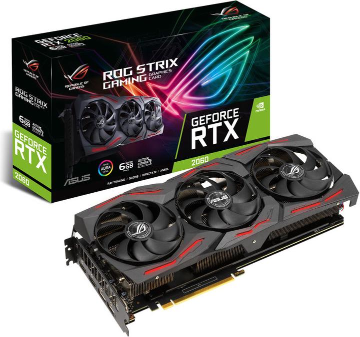 Produktbild ASUS GeForce ROG STRIX RTX 2060 6G EVO GAMING (6 GB)
