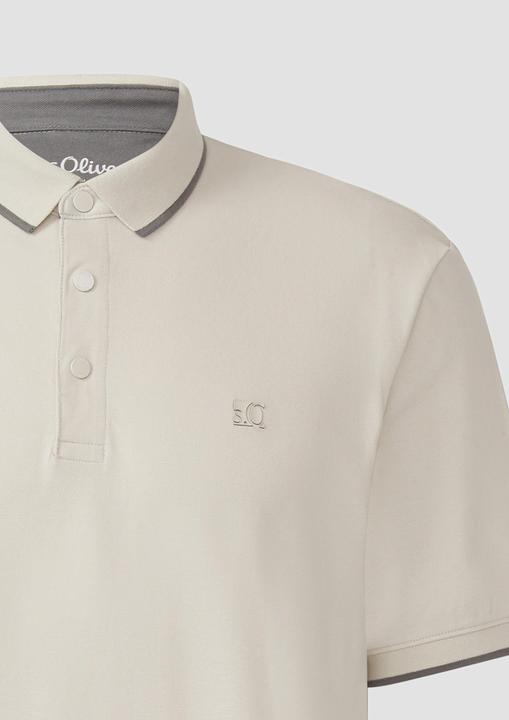 Produktbild S.Oliver Polo-Shirt Sportives Piqué-Poloshirt mit Kontrast-Details (XXL)