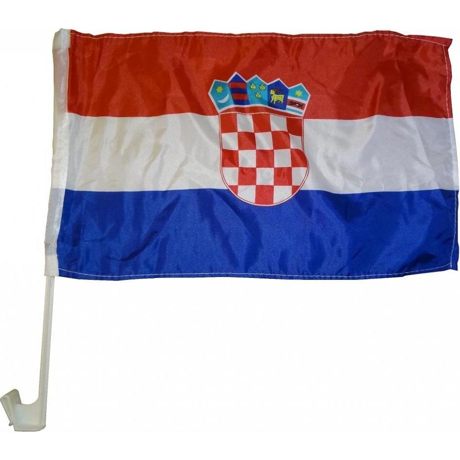 trends4cents Autoflagge Kroatien 30 x 40 cm Auto Flagge Fahne Autofahne Fensterflagge Fanfahne (30 x 40 cm) (32205179)