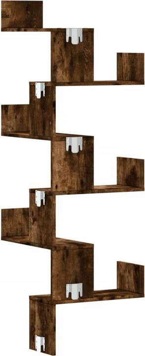 Actual product image vidaXL Corner wall shelf (45 x 45 x 147 cm)