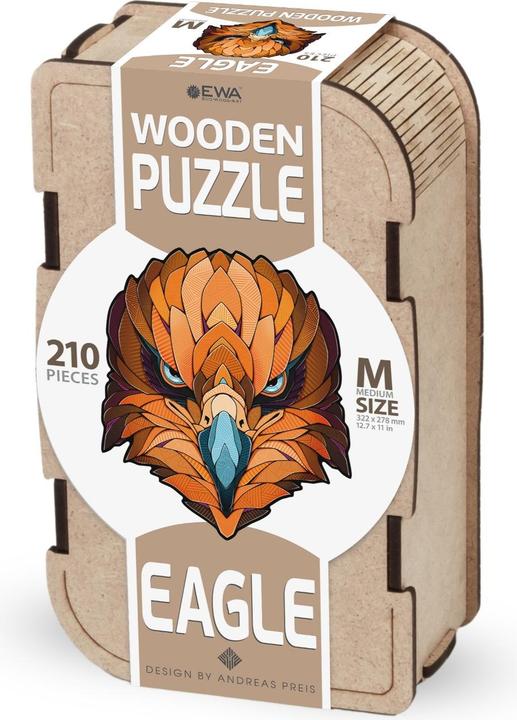 Actual product image Eco Wood Art Eagle (210 pieces) - wooden jigsaw puzzle (210 pieces)