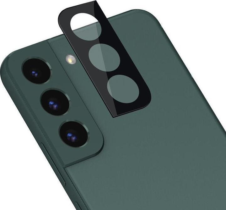 Actual product image UNIQ Accessory Camera protection Samsung Galaxy S22 - 9H armoured glass camera lens (1 pcs., Samsung Galaxy S22)