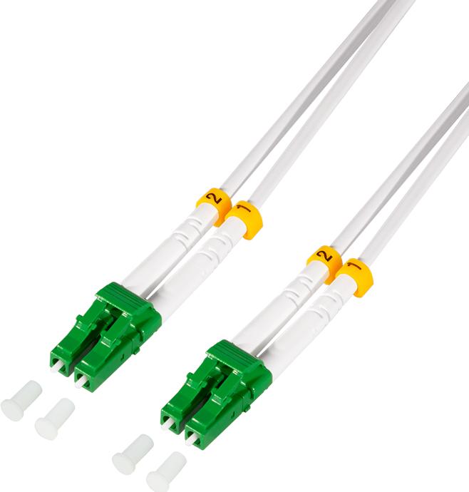 Produktbild LogiLink Stahlarmiertes Glasfaser-Patchkabel OS2, Duplex LC/APC - LC/APC, 7,5 m (7.50 m)