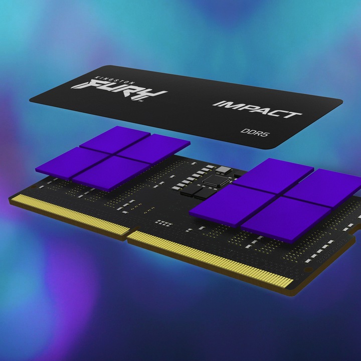 Actual product image Kingston FURY Impact (1 x 16GB, 4800 MHz, DDR5 RAM, SO-DIMM)