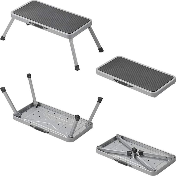 Immagine prodotto ProPlus Einzeltrittstufe klappbar für Werkstatt, Haushalt, Wohnwagen oder Wohnmobil (Stile, 50 cm)