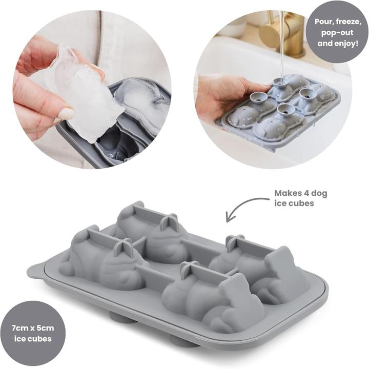 Produktbild Uberstar Eiswürfelform Frenchie