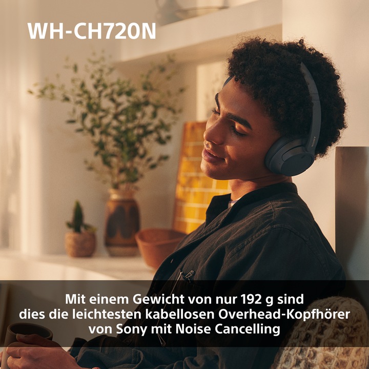 Produktbild Sony WH-CH720N (NC, 35 h, Kabellos, Kabelgebunden)