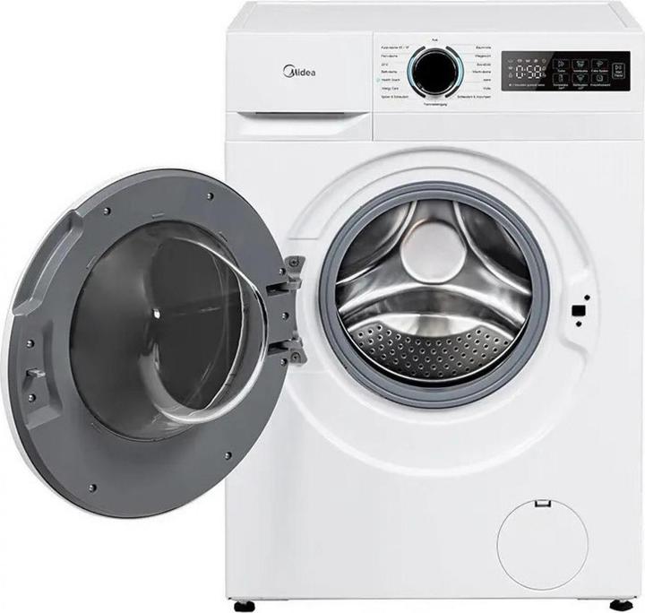 Immagine prodotto Midea MF110W80B-14A10 Frontlader Waschmaschine, 8kg, 1400 U/min (8 kg, A sinistra)