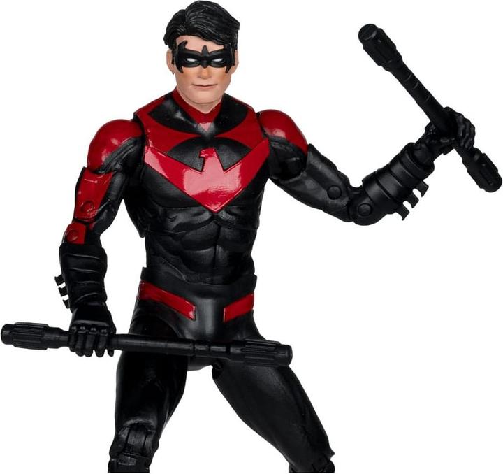 Actual product image McFarlane DC Multiverse action figures 3-pack Nightwing vs. Talon & Owl (Batman: The Court of Owls) (Gold Lab