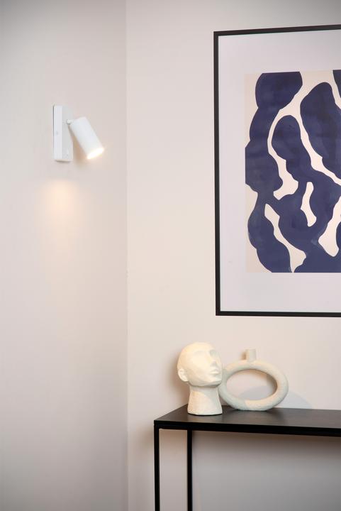 Actual product image Lucide CLUBS - Wall spotlight - 1xGU10 - White 09239/11/31 (GU10)