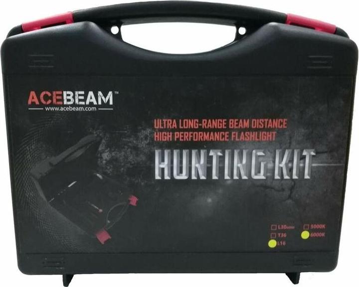Actual product image AceBeam L16 hunting set with 2000 lumens (2200 lm)