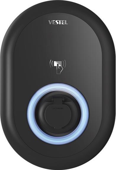 Actual product image Vestel EVC04 (Type 2, 22 kW, 32 A, Hard wired)