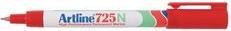 Actual product image Shachihata Artline 725N Permanent marker Extra fine round tip 0.4 mm red Refillable (12x)