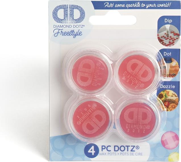 Image du produit Diamond Dotz Diamond Painting plaques de cire 4 pcs.