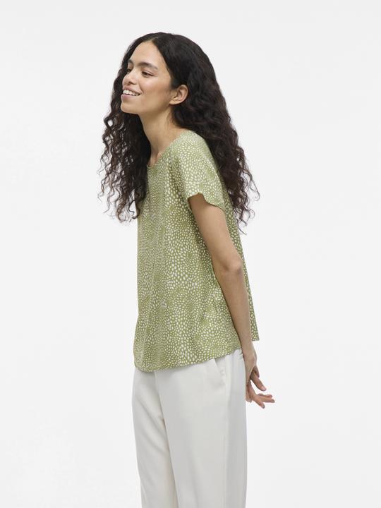 Image du produit Vila Rundhals- Oberteil mit kurzen Ärmeln (34)