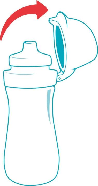 Productafbeelding Magni Drinkfles roze 430 ml PICNIK Kids ORIGINS (0.43 l)