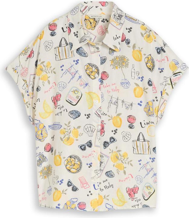 Immagine prodotto Tom Tailor blouse shortsleeves with linen (36, 42)