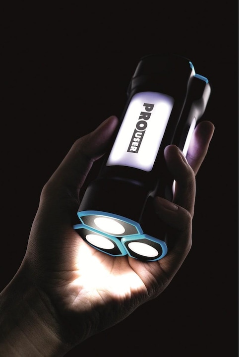 Produktbild ProUser Powerbank mit Taschenlampe 3er Set (7500 mAh, 27.75 Wh)