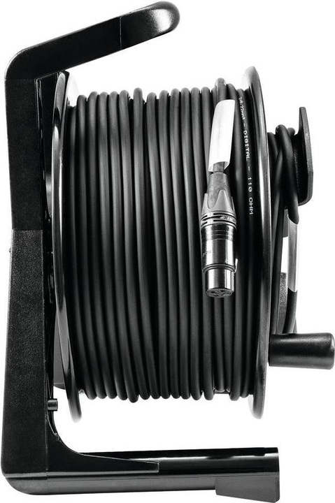 Immagine prodotto Psso DMX cavo bobina XLR 50m sw Neutrik 2x0.22 (50 m, 0.44 mm².)