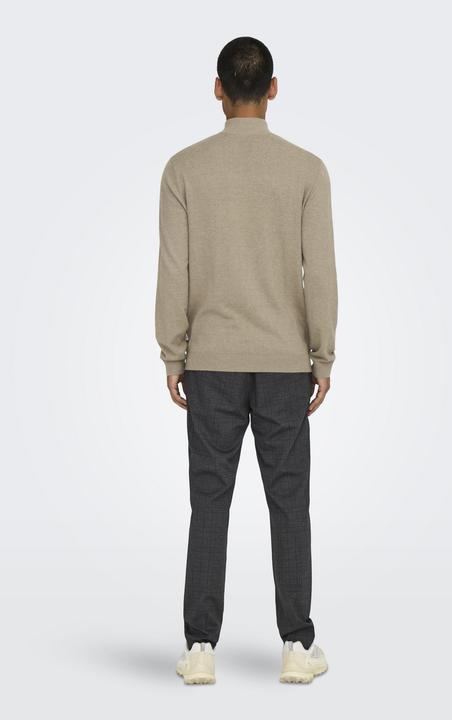 Produktbild Only & Sons Onsloui Reg 12 Mel Half Zip Knit Noos (XS)