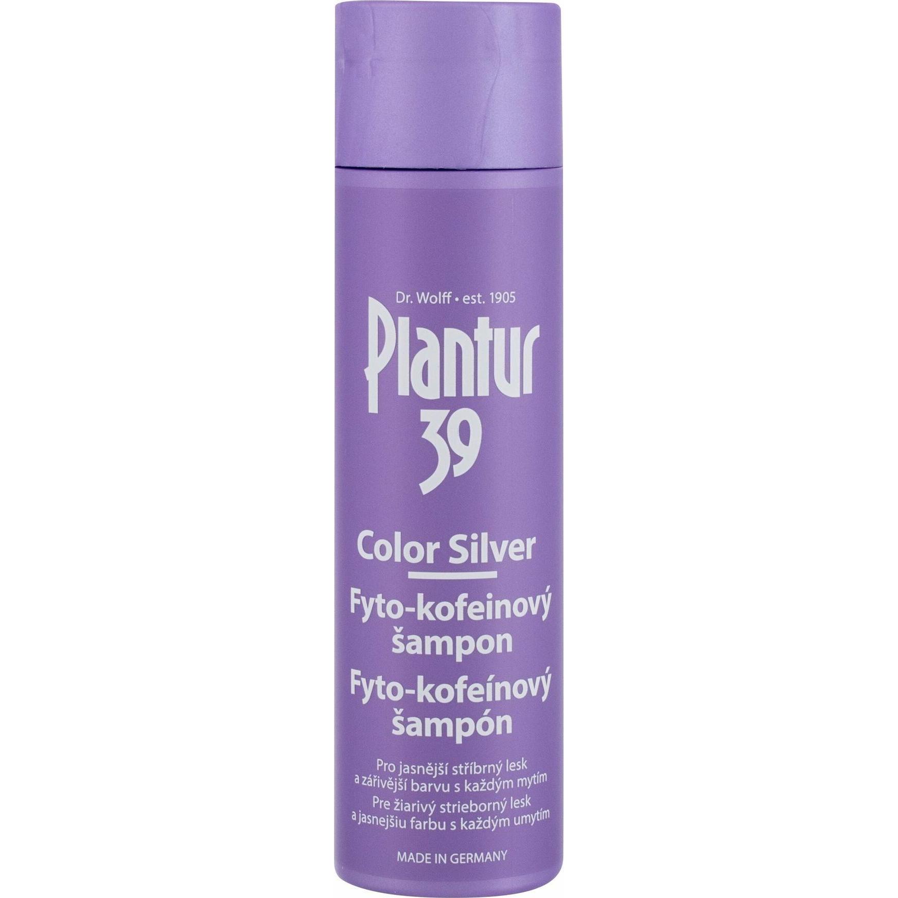 Plantur 39, Shampoo, Phyto-Caffeine Colore Argento (Shampoo liquido, 250 ml)