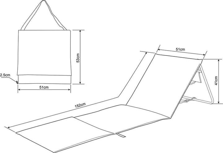 Produktbild Intimo Living Strandliegen (100 cm)