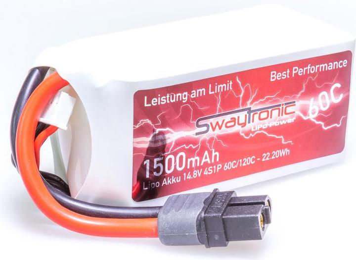Actual product image Swaytronic Sway-FPV Battery (14.80 V, 1500 mAh)