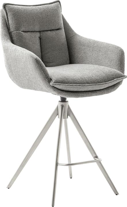 Anthrazit, Edelstahl gebürstet