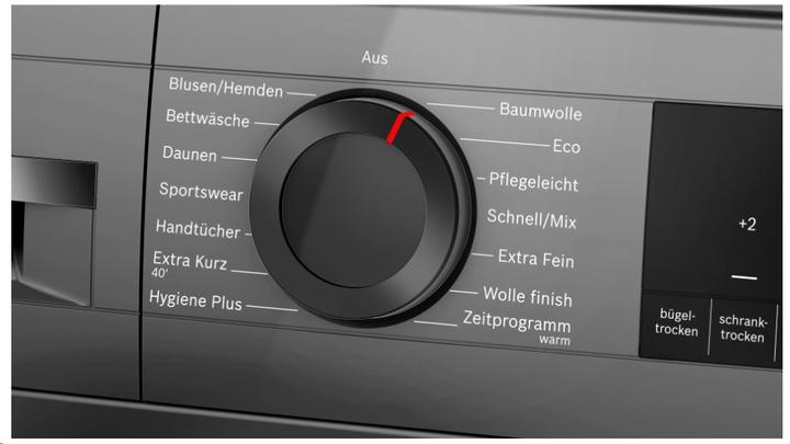 Image du produit Bosch Hausgeräte WQG243DR10 (9 kg, Droite)