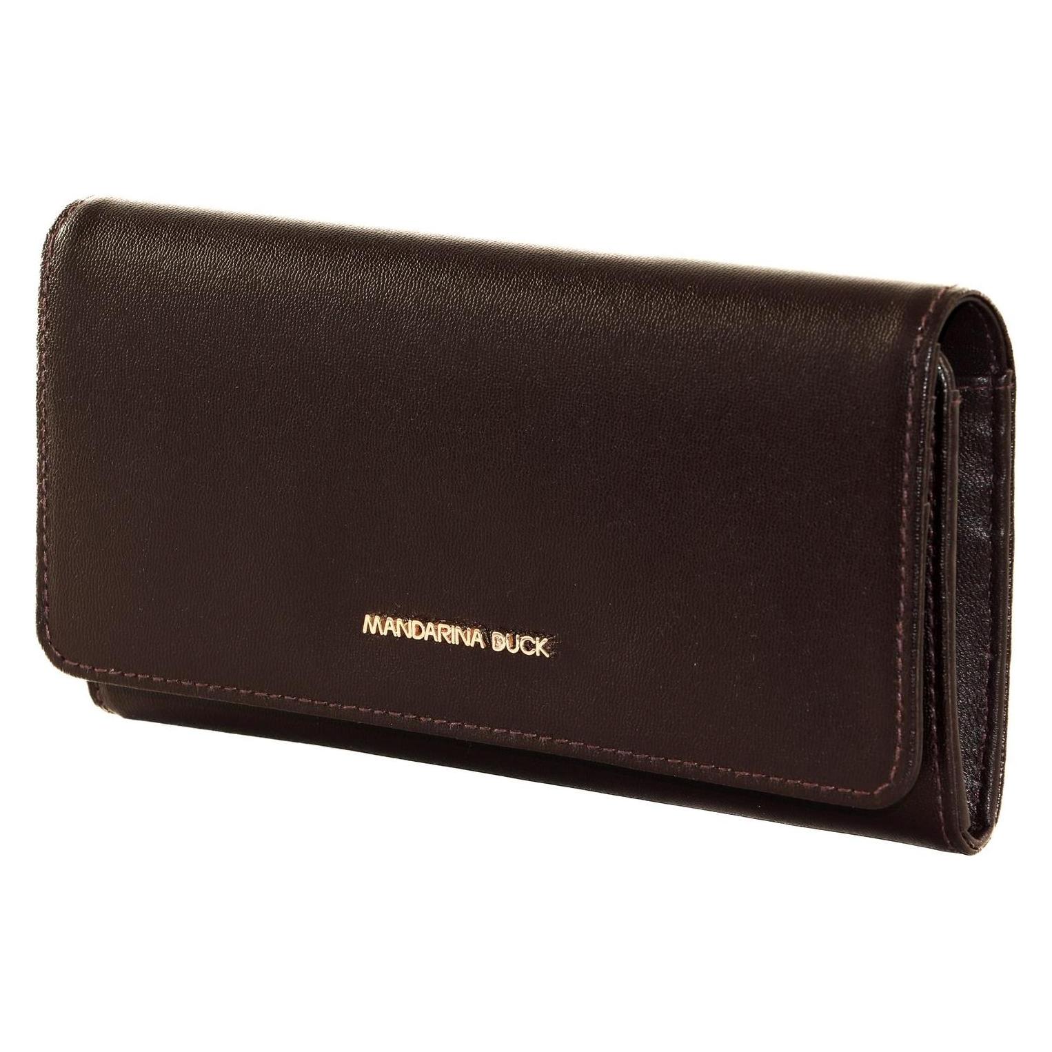 Mandarina Duck, Damen, Portemonnaie, Luna Flap Wallet, Braun