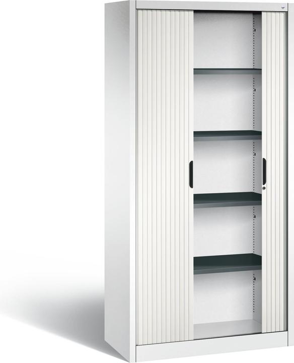 Actual product image C+P Roller shutter cabinet with horizontal blind (100 x 42 x 198 cm)