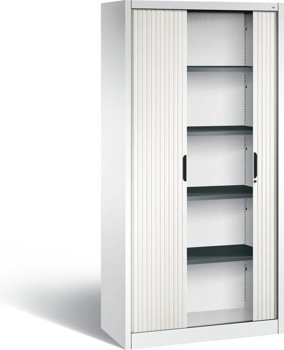 Image du produit C+P Armoire à volets roulants avec store horizontal (100 x 42 x 198 cm)