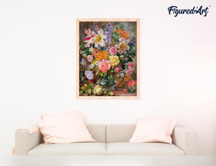 Produktbild Figured'Art Malen nach Zahlen Set - Explodierende Blumen