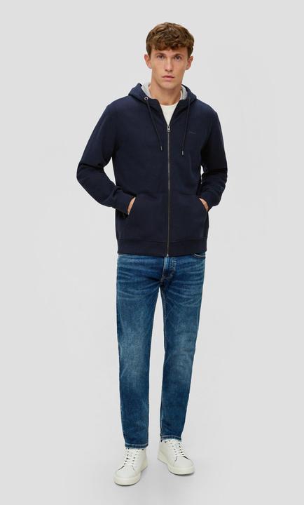 Actual product image S.Oliver Sweatshirt Jacke Sweatshirt-Jacke mit Kapuze und Logo (XXL)