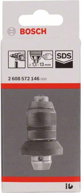 Produktbild Bosch Professional Zubehör Schnellspannbohrfutter mit Adapter, 1,5 bis 13 mm, SDS plus, für GBH 3-28 FE