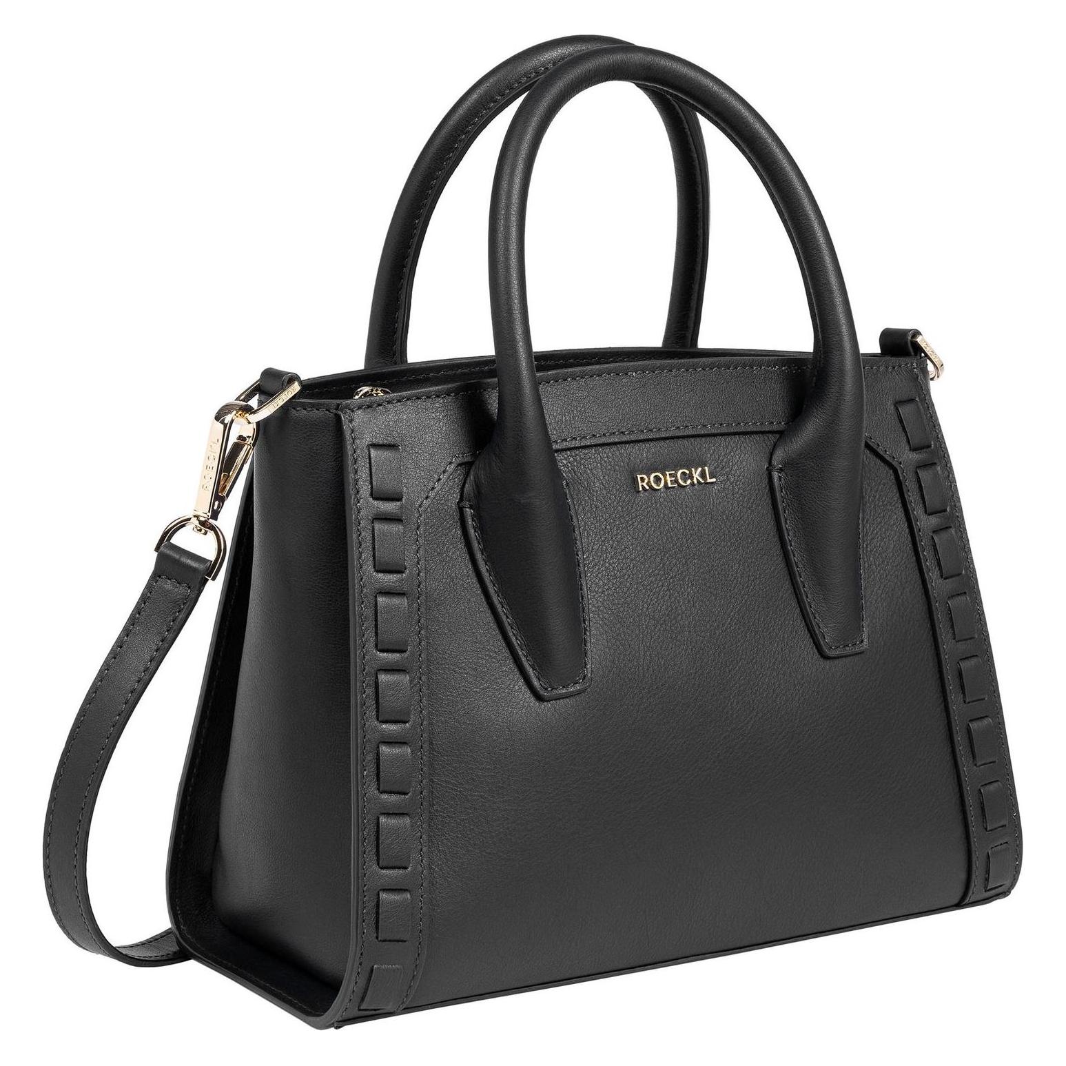 Roeckl, Damen, Handtasche, Mathilde Crafted Handbag, Schwarz