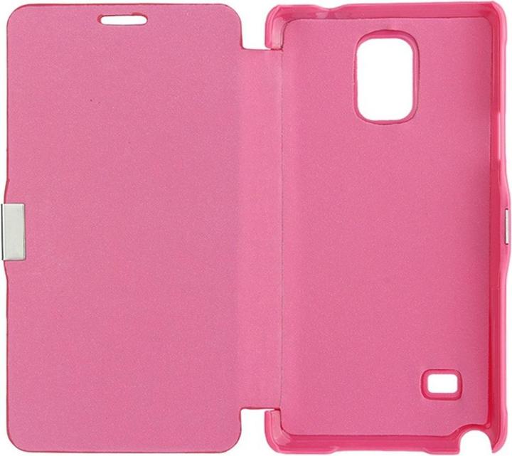 Produktbild König Design Handyhülle Tasche für Samsung Galaxy Note 4 SM N910 pink gebürstet (Samsung Galaxy Note 4)