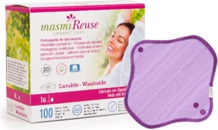 Produktbild Masmi Bio Slipeinlagen Waschbar - Reuse (Slipeinlagen)