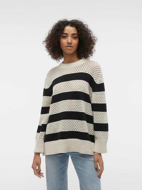 Produktbild Vero Moda VMELOUISNEWSTRIPE Pullover Strickpullover (M)