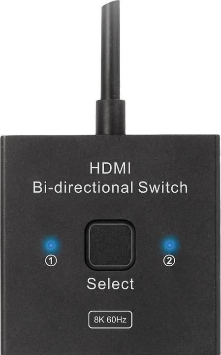 Actual product image Club 3D Club3D HDMI Switch 2-in-1 bidirectional 8K60Hz/4K120Hz UHD retail