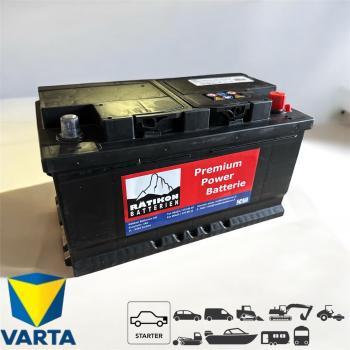 Produktbild Varta Starterbatterie L4 12V 80Ah 740 EN (A) (12 V, 80 Ah)