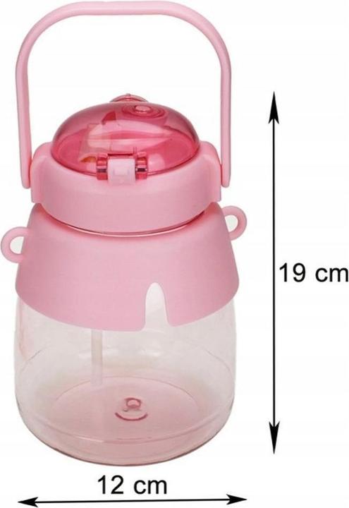 Image du produit OEM Other Water bottle with straw and leash for kids 1L RC-K-189 pink